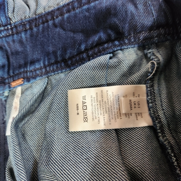 Free People Greta dark wash Denim romper - Picture 12 of 13